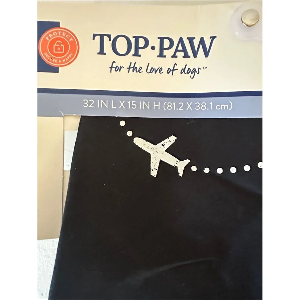 Top Paw “Jetsetter” Pet Bandana Size L/XL Travel Dog Scar
